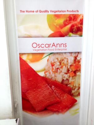 meal at Oscar Ann's Vegetarian House in Pasay City