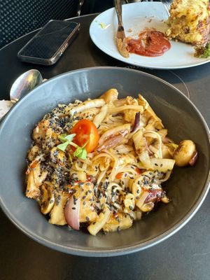 pad thai wok  at Veg Stop in Riga