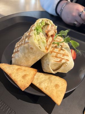 Chick’n Wrap   at Veg Stop in Riga