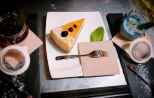 Our selection of desserts 😋 at Manipura in Tenerife