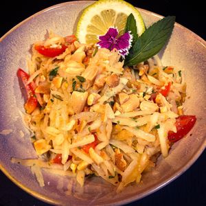 Green Papaya salad at Manipura in Tenerife