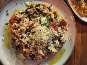 Risotto at Manipura in Tenerife