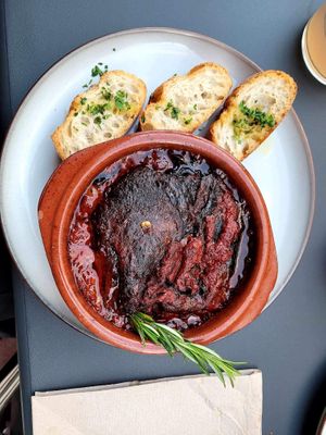Aubergine lasagna  at Manipura in Tenerife