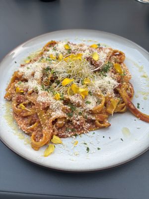 Tagliatelle Bolognese 🍝🤤  at Manipura in Tenerife