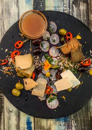 Cheese platter   at Manipura in Tenerife
