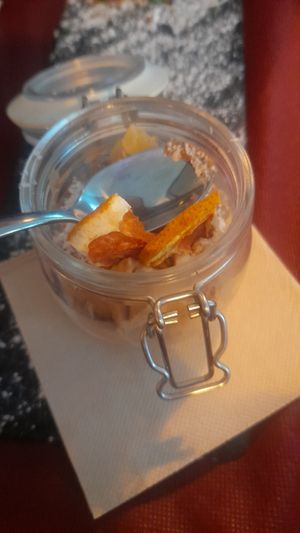 Mousse de chocolate at Manipura in Tenerife