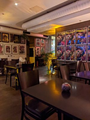 Restaurant innen at Injera in Cologne