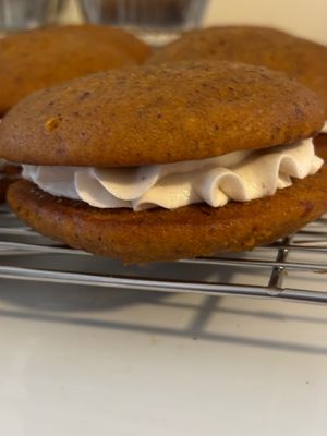 Pumpkin pie sandwich at Vampy Vegan in Bedford