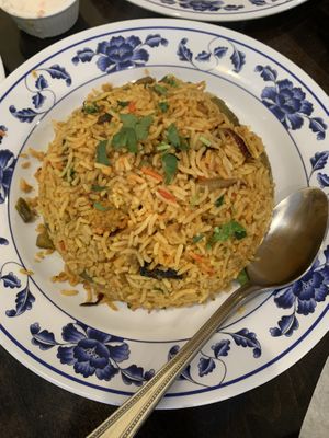 Vegan biryani   at Himalaya MoMo in Sacramento
