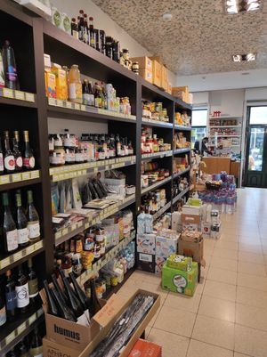 Lots of products at Quintal Bioshop in Porto