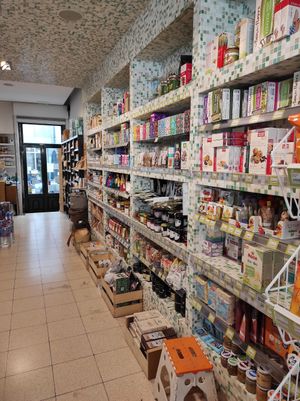 Lots of vegan goodies at Quintal Bioshop in Porto