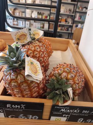 Ananás at Quintal Bioshop in Porto