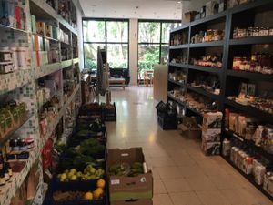 inside  at Quintal Bioshop in Porto