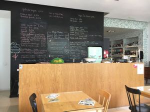 inside  at Quintal Bioshop in Porto