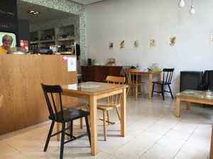 inside  at Quintal Bioshop in Porto