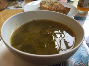 soup at Quintal Bioshop in Porto