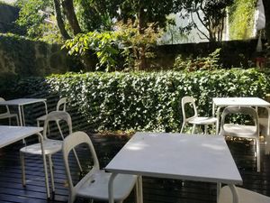 Patio at Quintal Bioshop in Porto