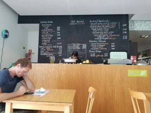 menu at Quintal Bioshop in Porto