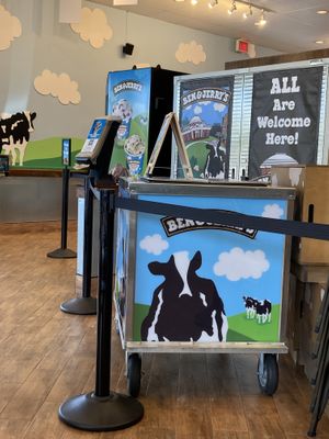 The Chocolate Carmel Cookie Dough flavor is the best and always in stock. Vegan! Yes!  at Ben & Jerry's in Charlottesville