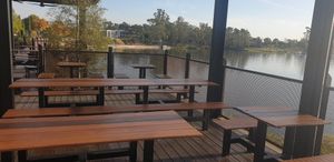 Nice outdoor area at Nagambie Brewery & Distillery in Nagambie