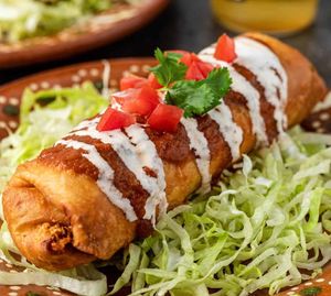 Deep Fried Burrito  at NahMaStay Vegan in Bronx