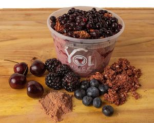 Cherry Berry Bowl at YOL Juice Market in Decatur