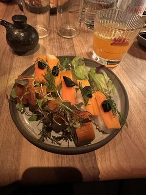 Vegan rolls   at Tokio in Budapest