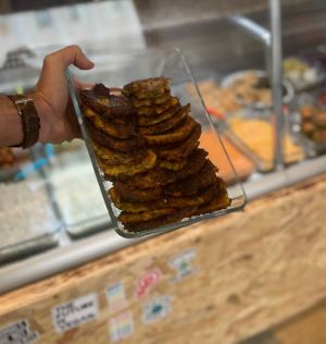 Mücver, galette de courgettes  at Le Sofra in Strasbourg