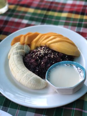 Mango Sticky Rice  at On's Thai Isaan in Kanchanaburi