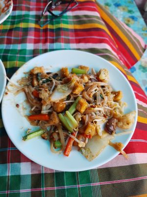 Pad Thai at On's Thai Isaan in Kanchanaburi