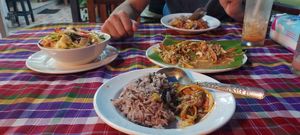 Brown rice also available!! at On's Thai Isaan in Kanchanaburi