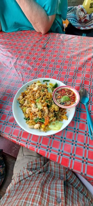 On is a very skilled, friendly  Cook and her dishes  taste heavenly at On's Thai Isaan in Kanchanaburi
