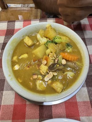 Massaman curry  at On's Thai Isaan in Kanchanaburi