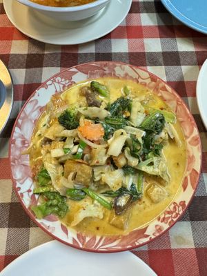 Panang curry  at On's Thai Isaan in Kanchanaburi