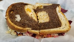 vegan reuben at Localita and the Badasserie in Los Angeles