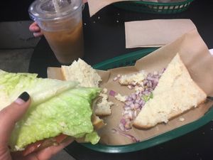 Raw horseradish nightmare  at Localita and the Badasserie in Los Angeles