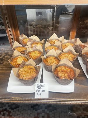 Carrot cake muffin   at Centro Tea Co in Deland