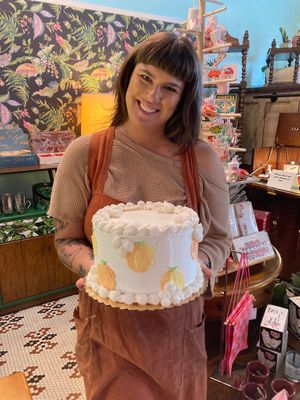 Custom Cake at Centro Tea Co in Deland