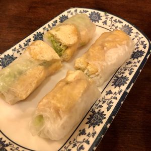 Summer rolls   at Ngon  in Newcastle Upon Tyne