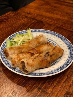 Veggie spring rolls   at Ngon  in Newcastle Upon Tyne