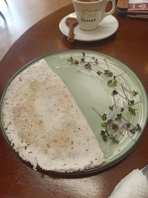 Tapioca vegana at Tea Coffee Cafeteria in Petropolis