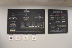 Menu at Big Acai Bowl in Fairfield