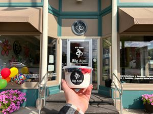coconut base with mixed berries at Big Acai Bowl in Fairfield
