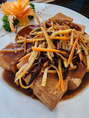 Wonderful tofu at Canton Hong Kong Restaurant in Hamilton