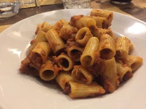 yum yum, simple but super! at Il Vegetariano in Florence