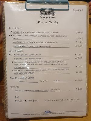  at Il Vegetariano in Florence