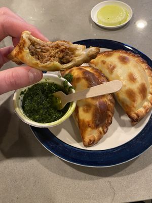 They are smell so good and omg so worth the impulse decision to grab some after climbing at the gym! I will def be back for more another time!   at Masa Empanadas in Portland