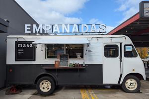 cart at Masa Empanadas in Portland