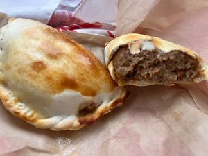 Argentinian "beef" at Masa Empanadas in Portland
