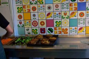 the kitchen at VITA - Hipolito Yrigoyen in Buenos Aires